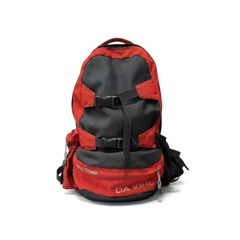 Dakine Day Tripper Backpack Red Black Skateboard Carry Straps Technical‎ Y2K Bag